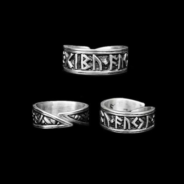 Silver Viking Rune Ring - Viking Rings