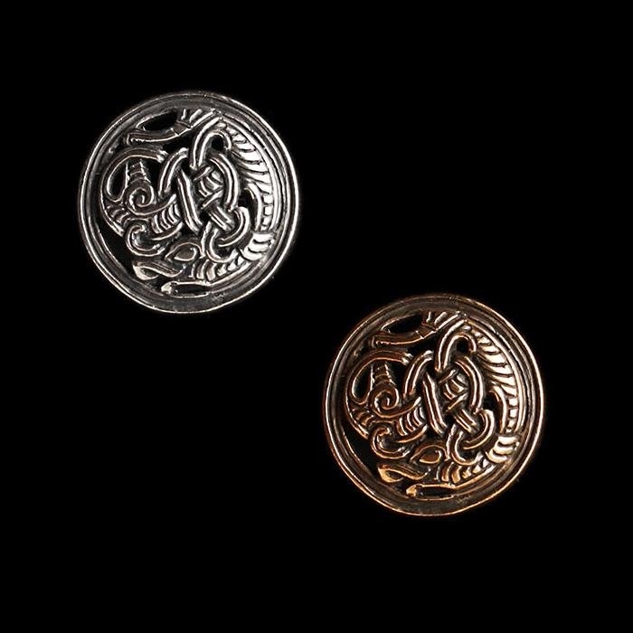 Gripping Beast Disc Brooch - Viking Brooches