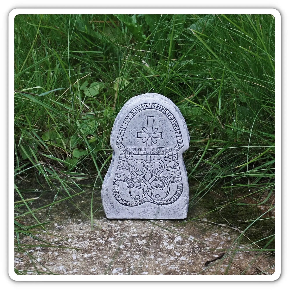 Ornamental Runestone Replica From Sjonheim Gotland
