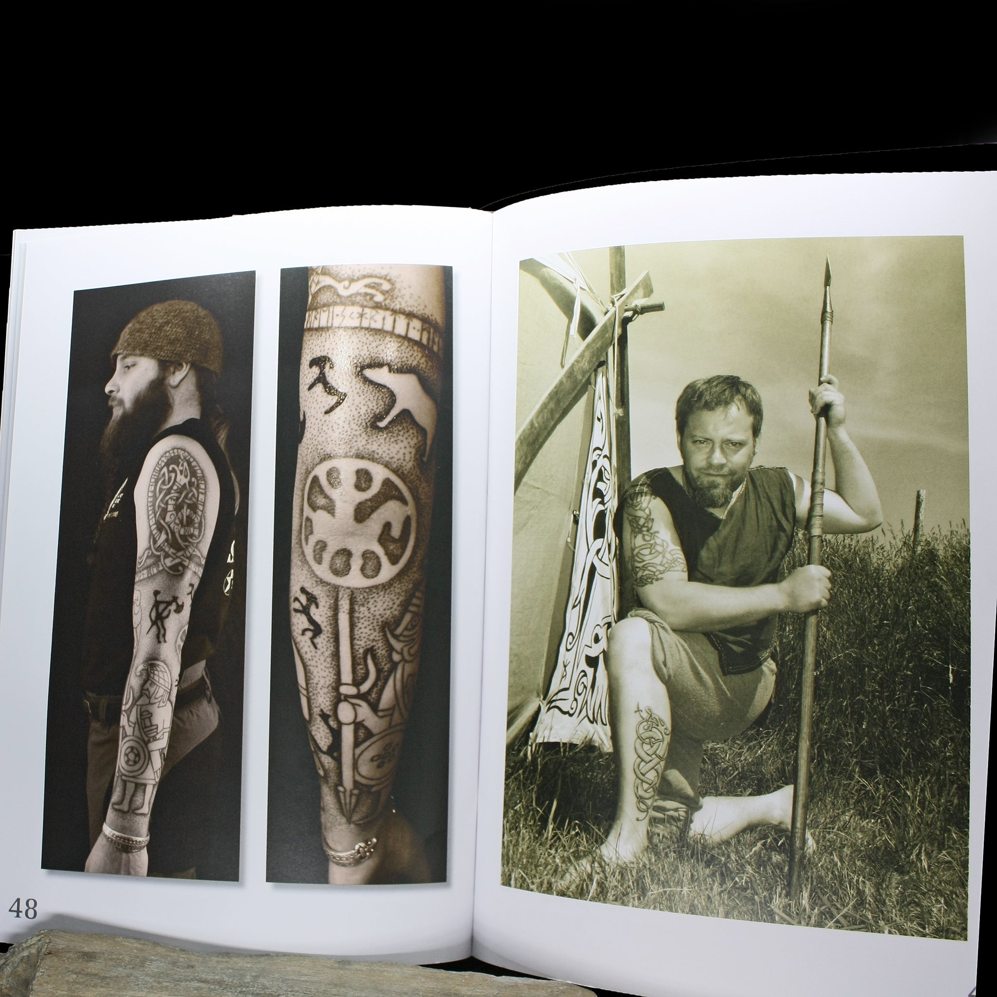 Nordic Tattoo Book by Kai Uwe Faust - Inside - Homage to my Teacher