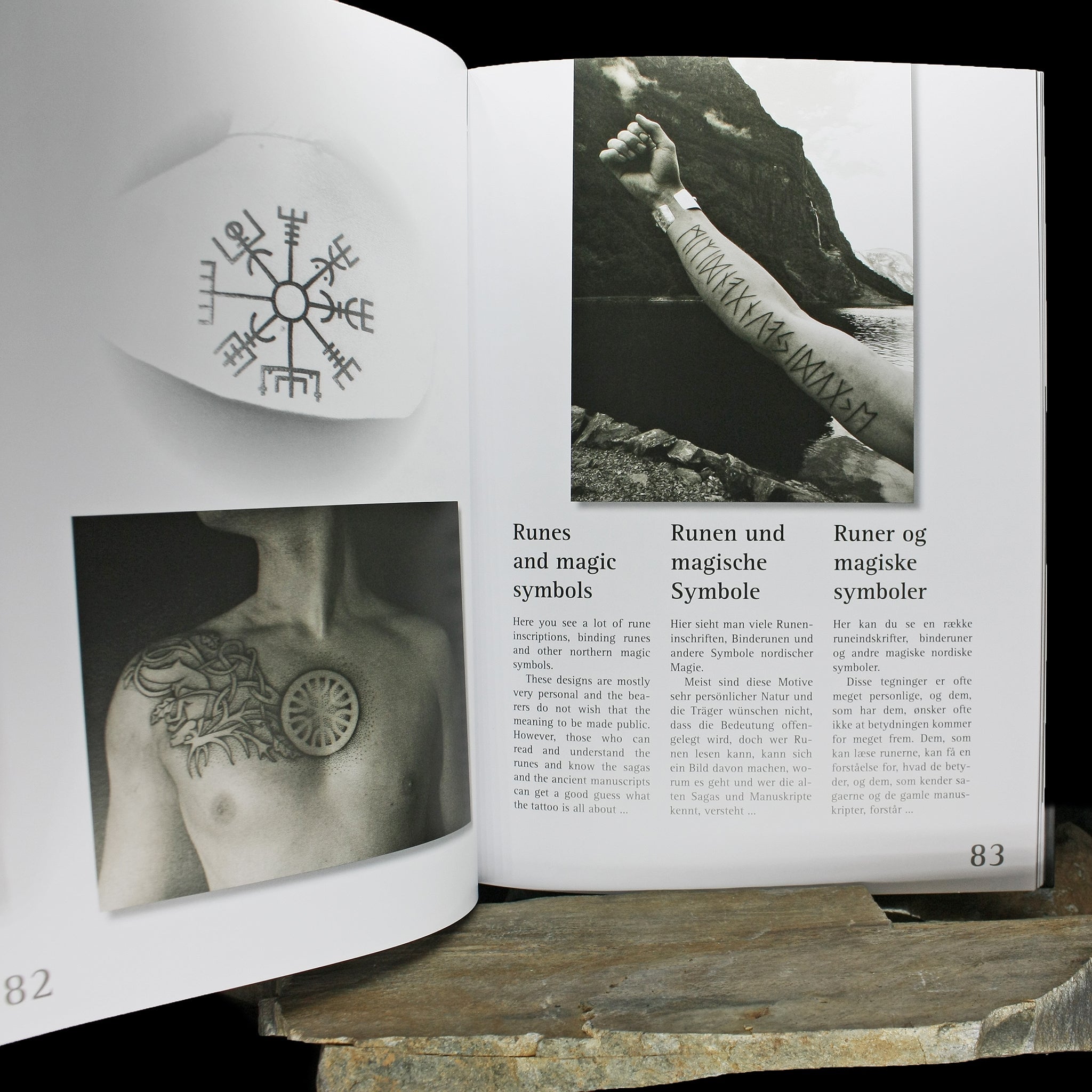 Nordic Tattoo Book by Kai Uwe Faust - Inside - Runes & Magic Symbols