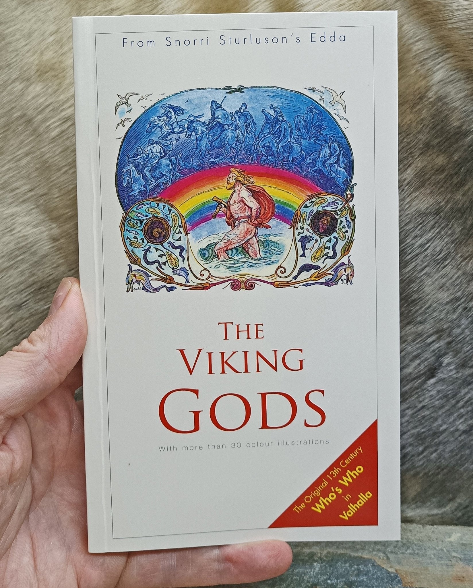 The Viking Gods Book - From Snorri Sturluson's Edda - in Hand