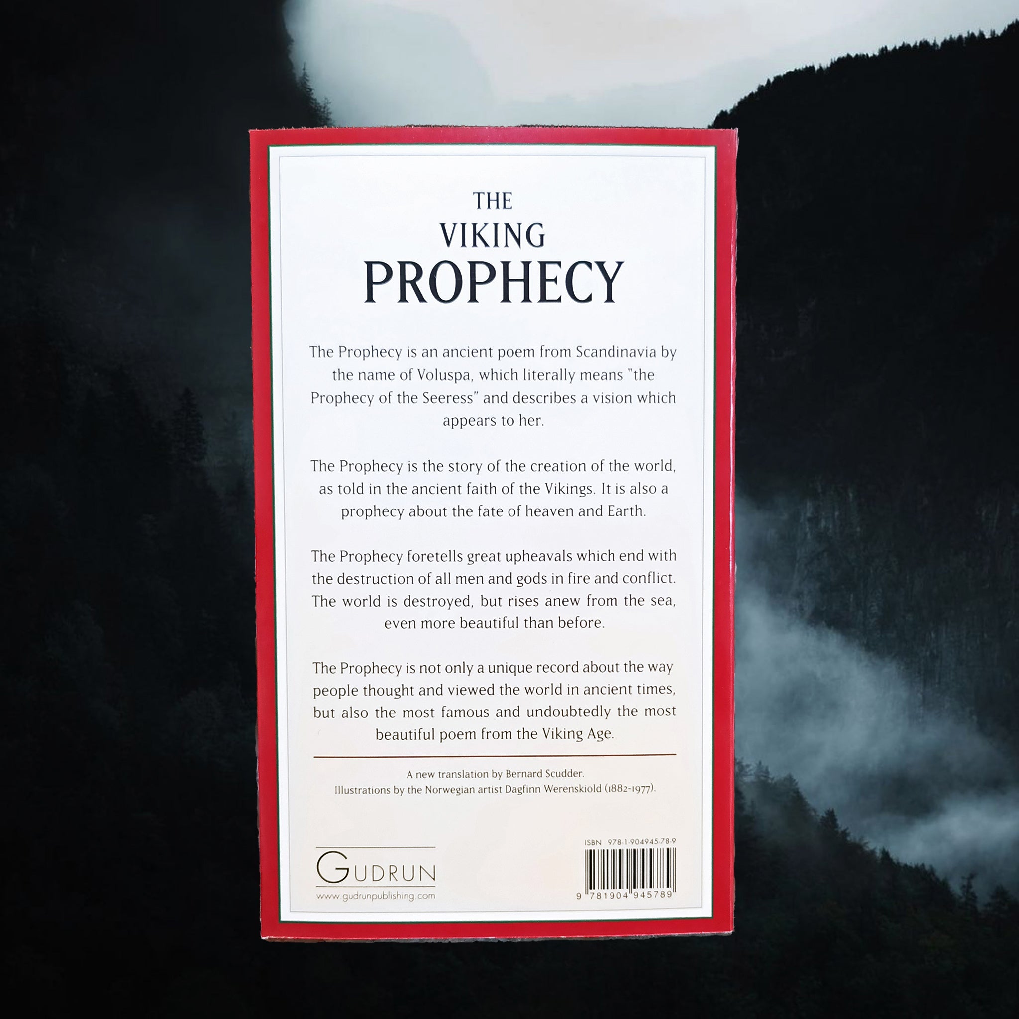 The Viking Prophecy Book - From The Voluspa - Back Cover