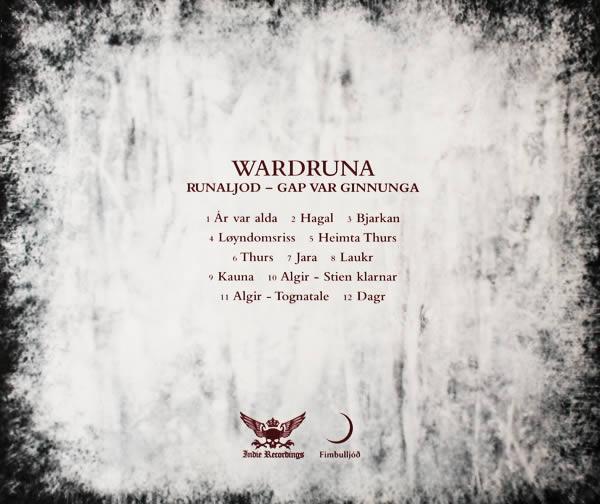 Gap Var Ginnunga Cd By Wardruna - Viking Cds