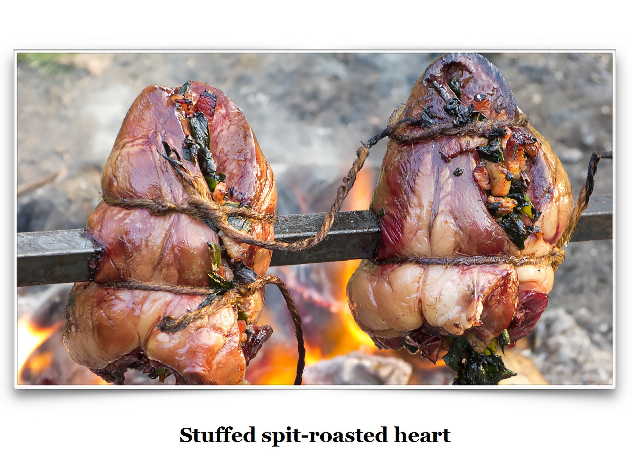 Eat Like a Viking Book - Stuffed Spit-Roasted Hearts