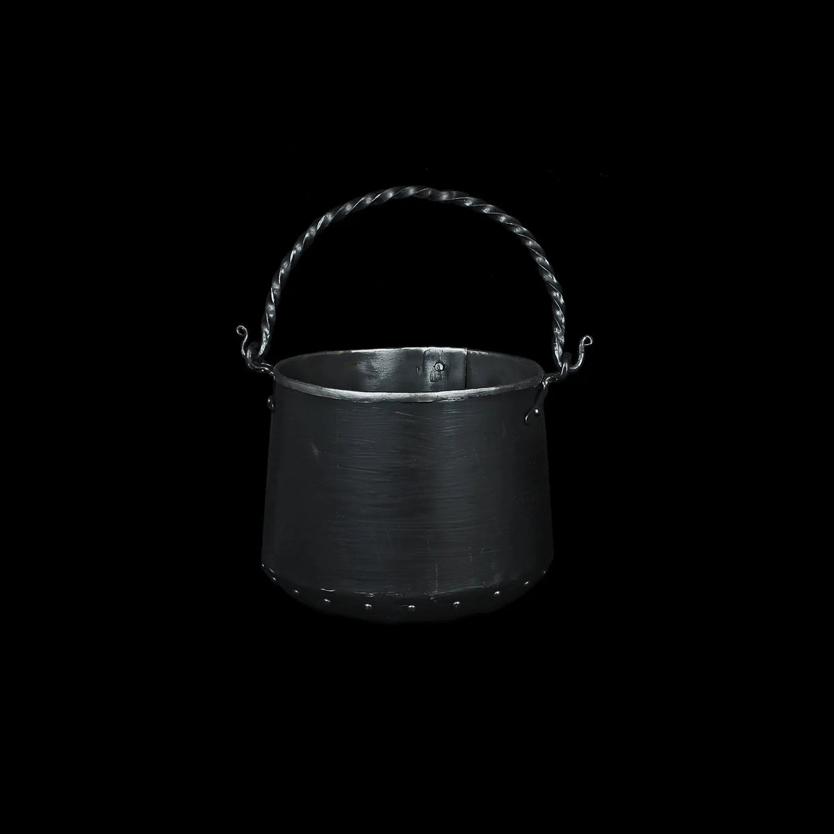 Cauldron Hand Hand-Forged Steel Cauldrons in 3 Sizes - Optional Lids