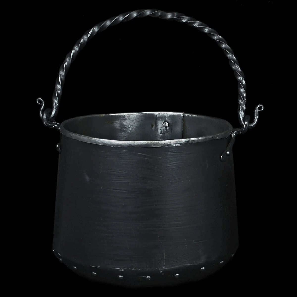 Cauldron Hand Hand-Forged Steel Cauldrons in 3 Sizes - Optional Lids