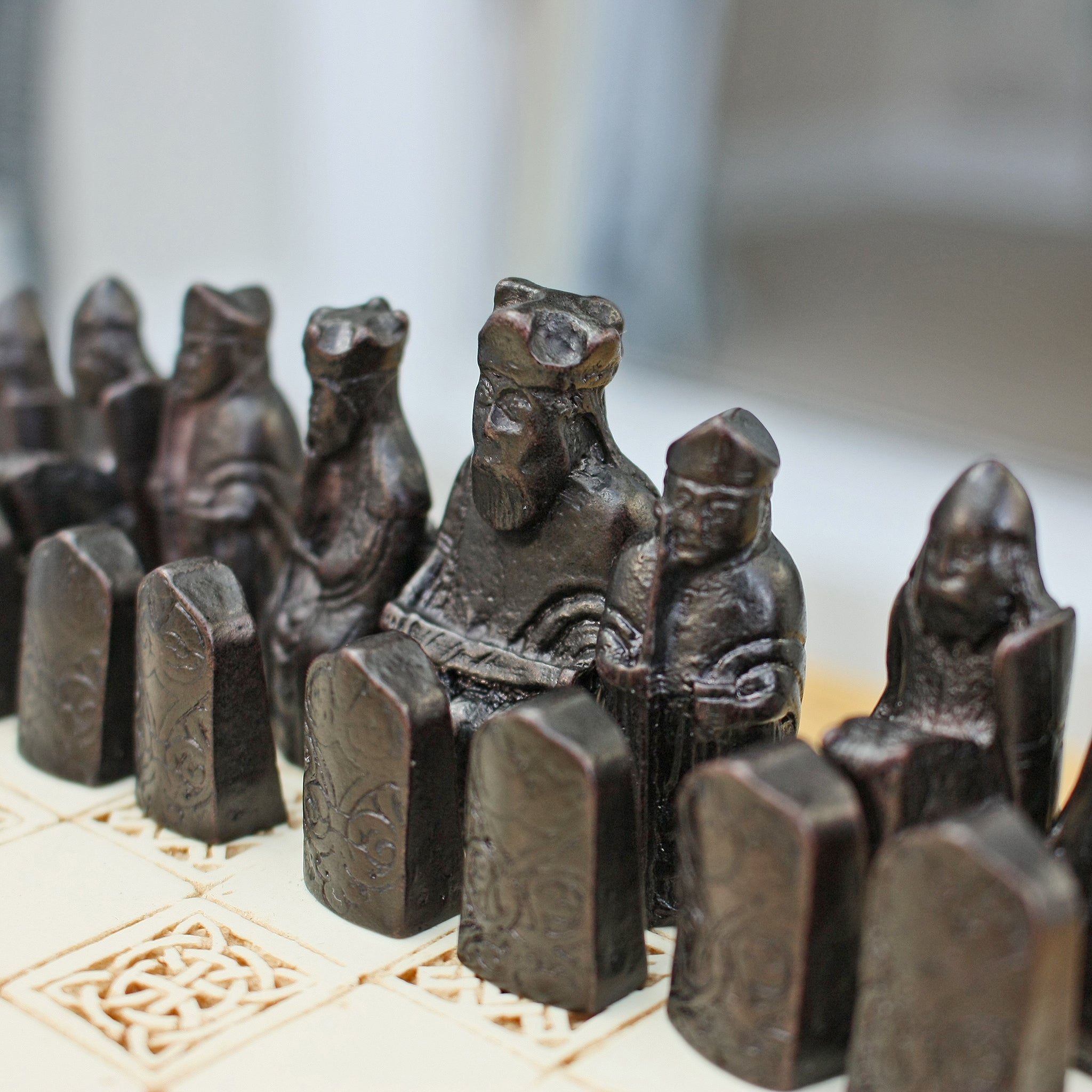 Chess set from the Isle of Lewis - Dark Pieces