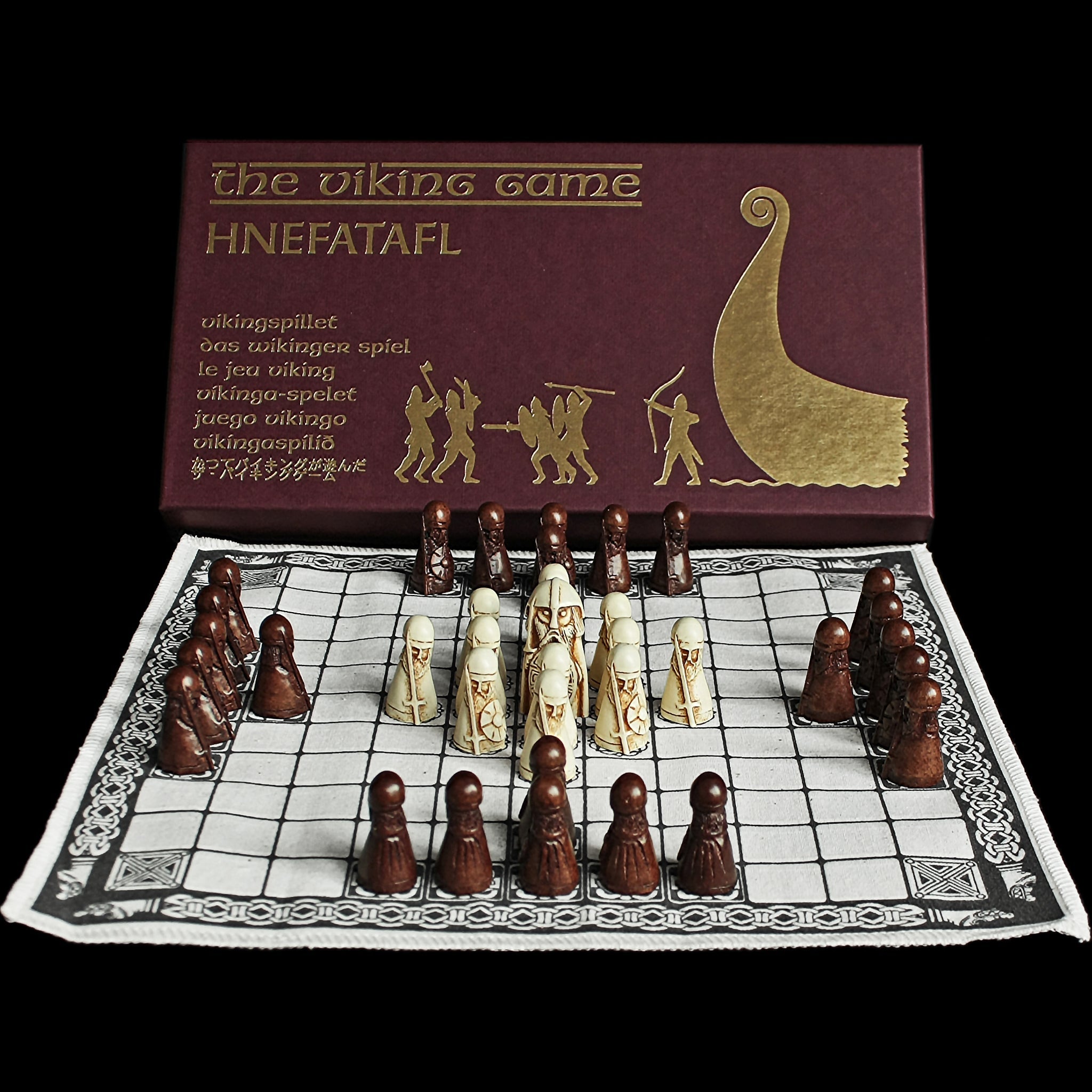 Viking Hnefatafl Game / Viking Kings Table Game Set