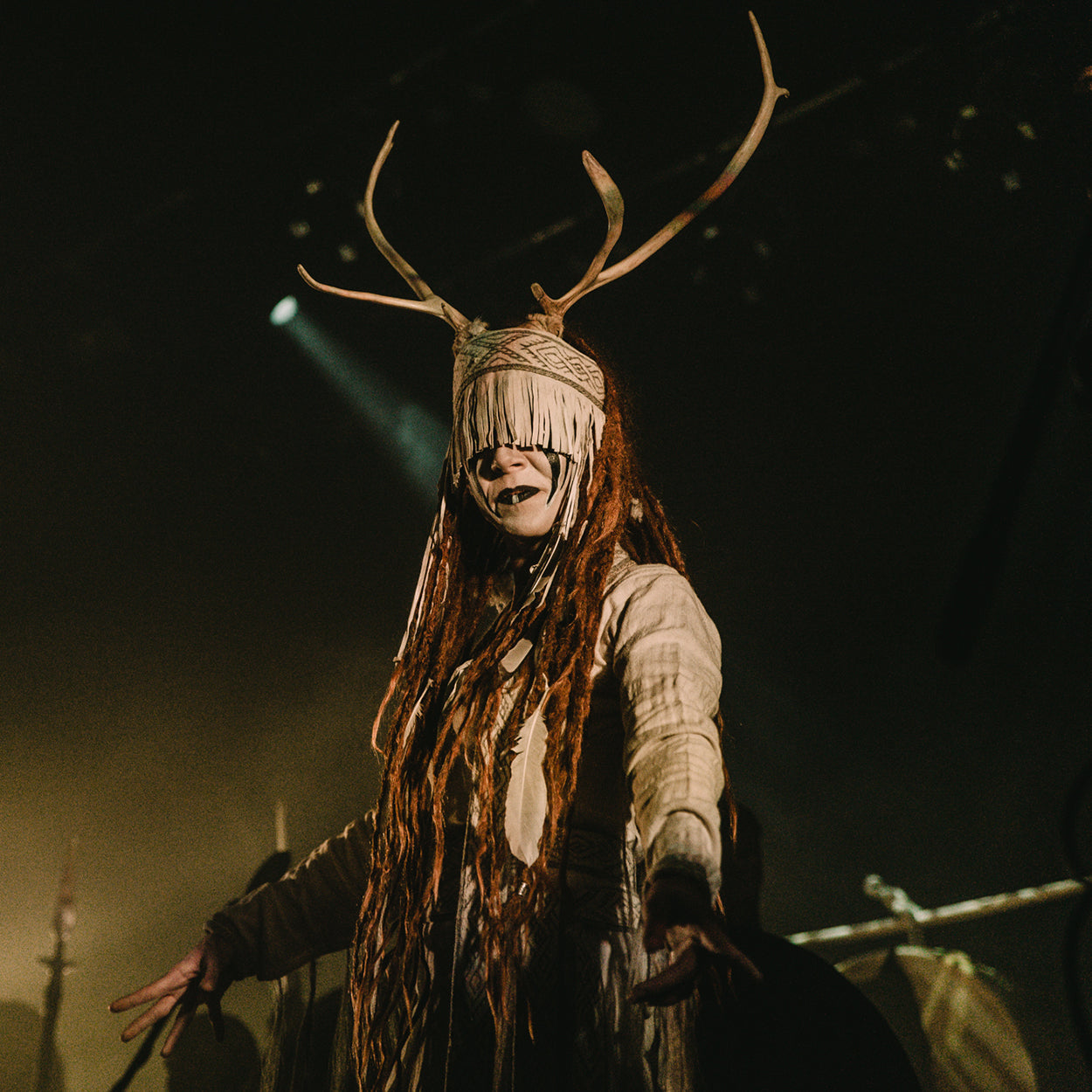 Heilung's Karolina Janikunaite Performing Live - Viking Dragon Music