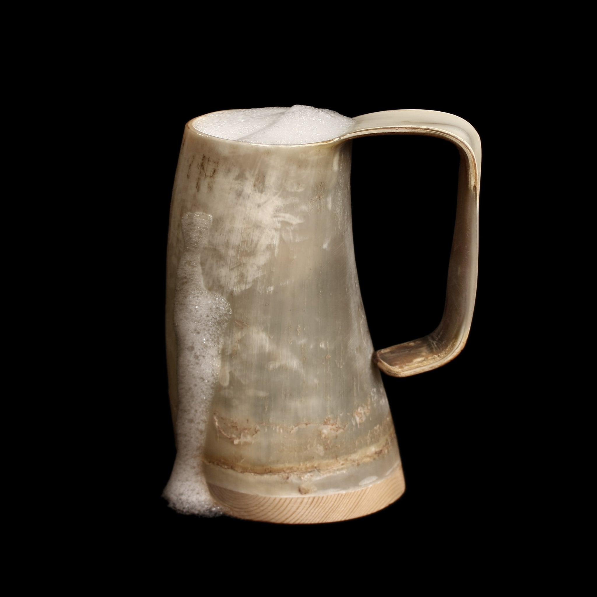 Game of Thrones Horn Beer Mug with Beer - Viking Feasting Supplies