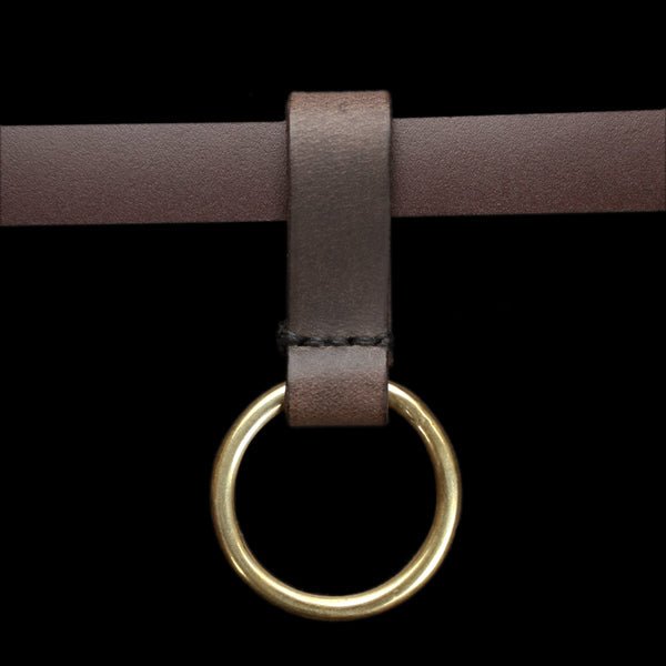 50mm (2 inch) brass ring as an axe hanger