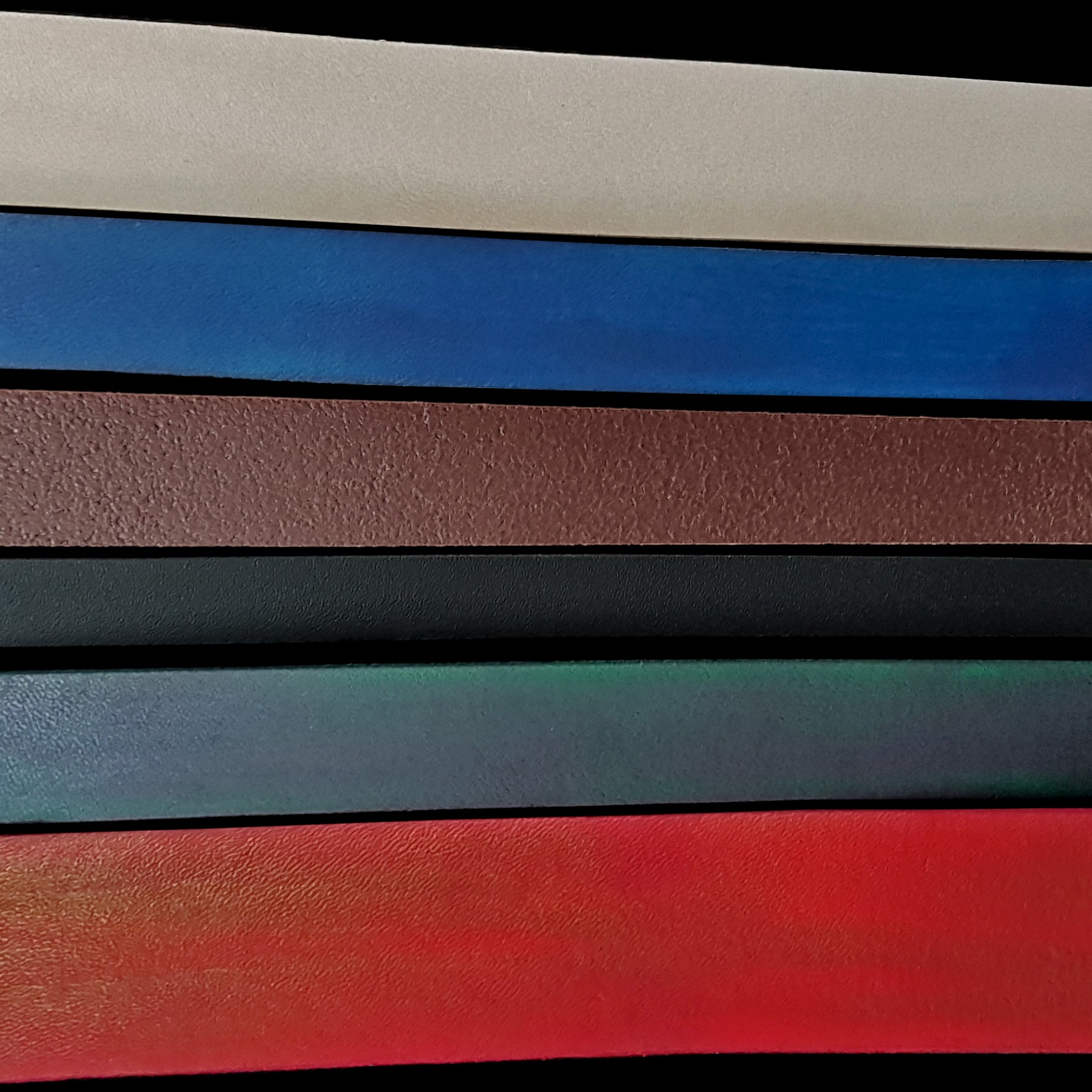 Leather Belt Straps in 6 Different Colours - Viking Craft Supplies