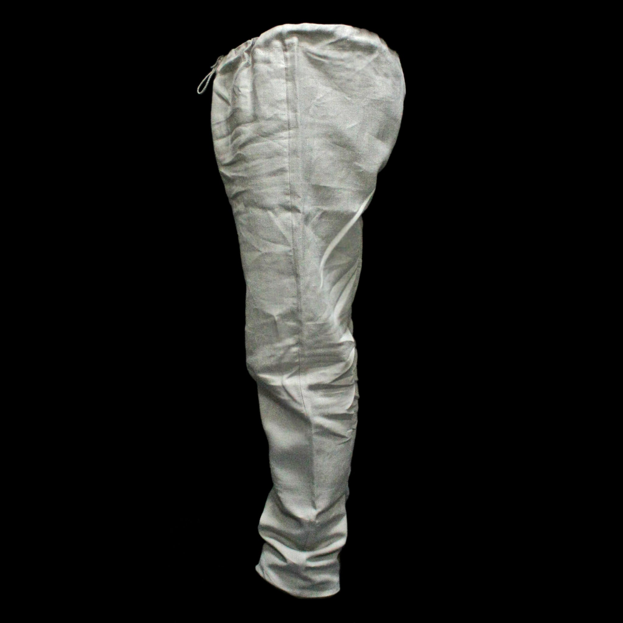 Handmade Natural Linen Viking Trousers - Side View