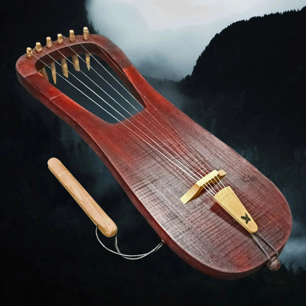 Handmade Dark Age Lyre Replica - Viking Musical Instruments