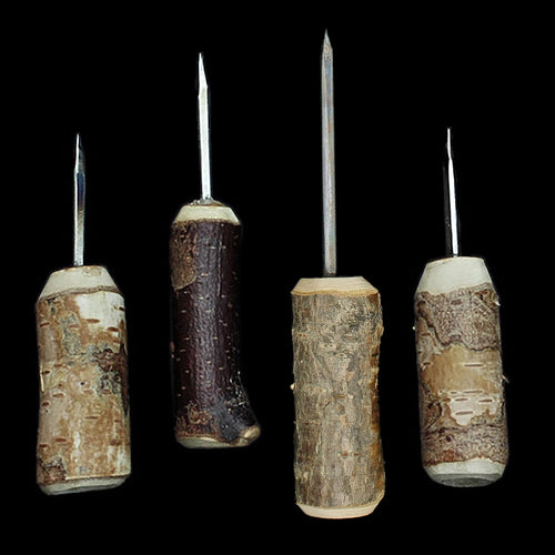 Awls with Birch / Hazel Wood Handles