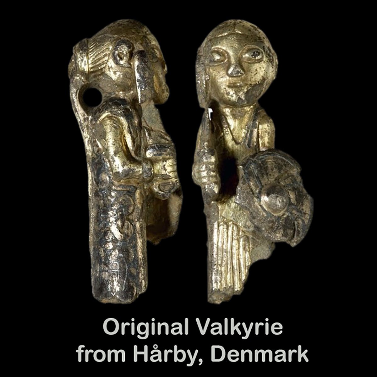Original Valkrie Pendant from Hårby, Funen, Denmark