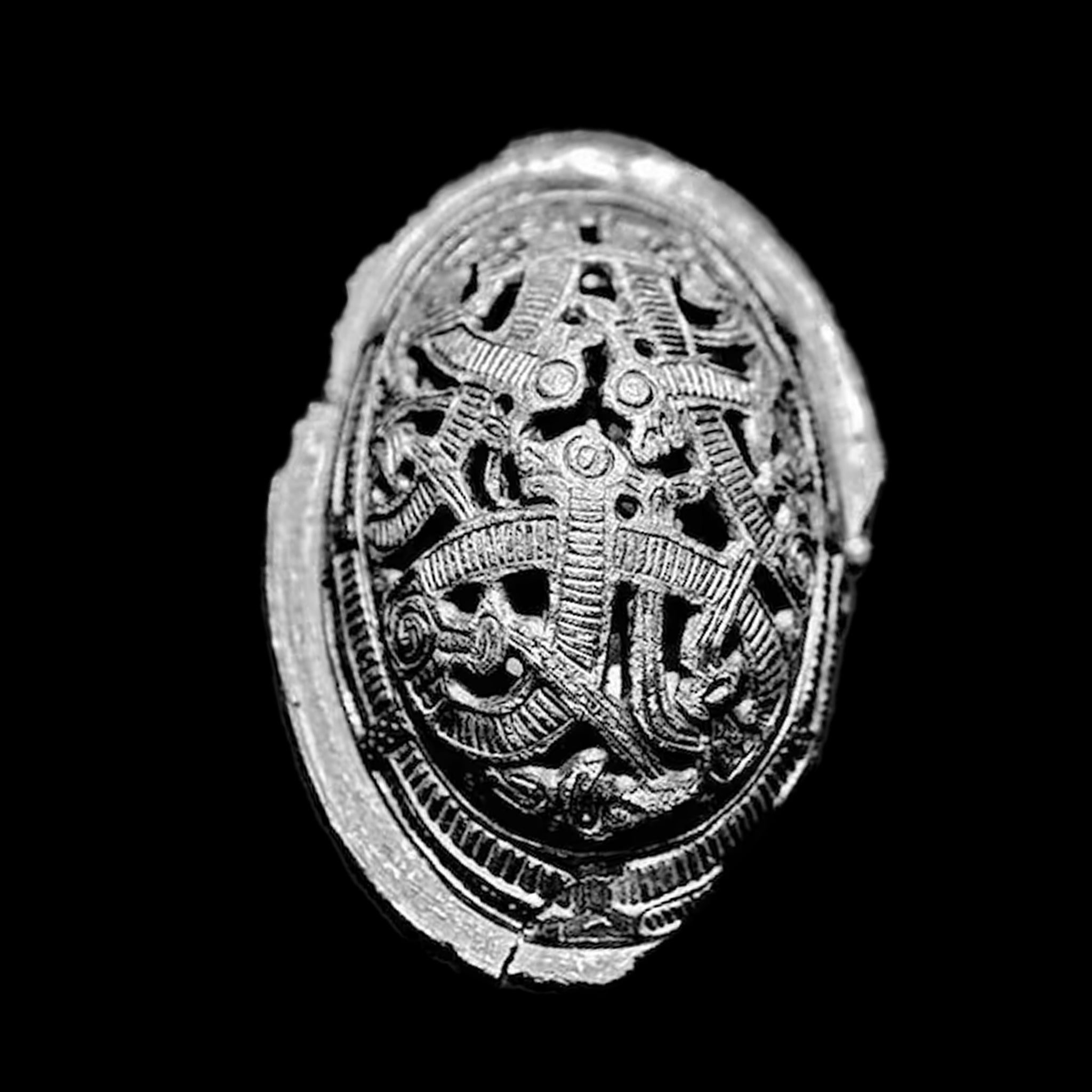 Original Viking Tortoise Brooch from Morberg - Now in Osle, in the Museum of Norway,