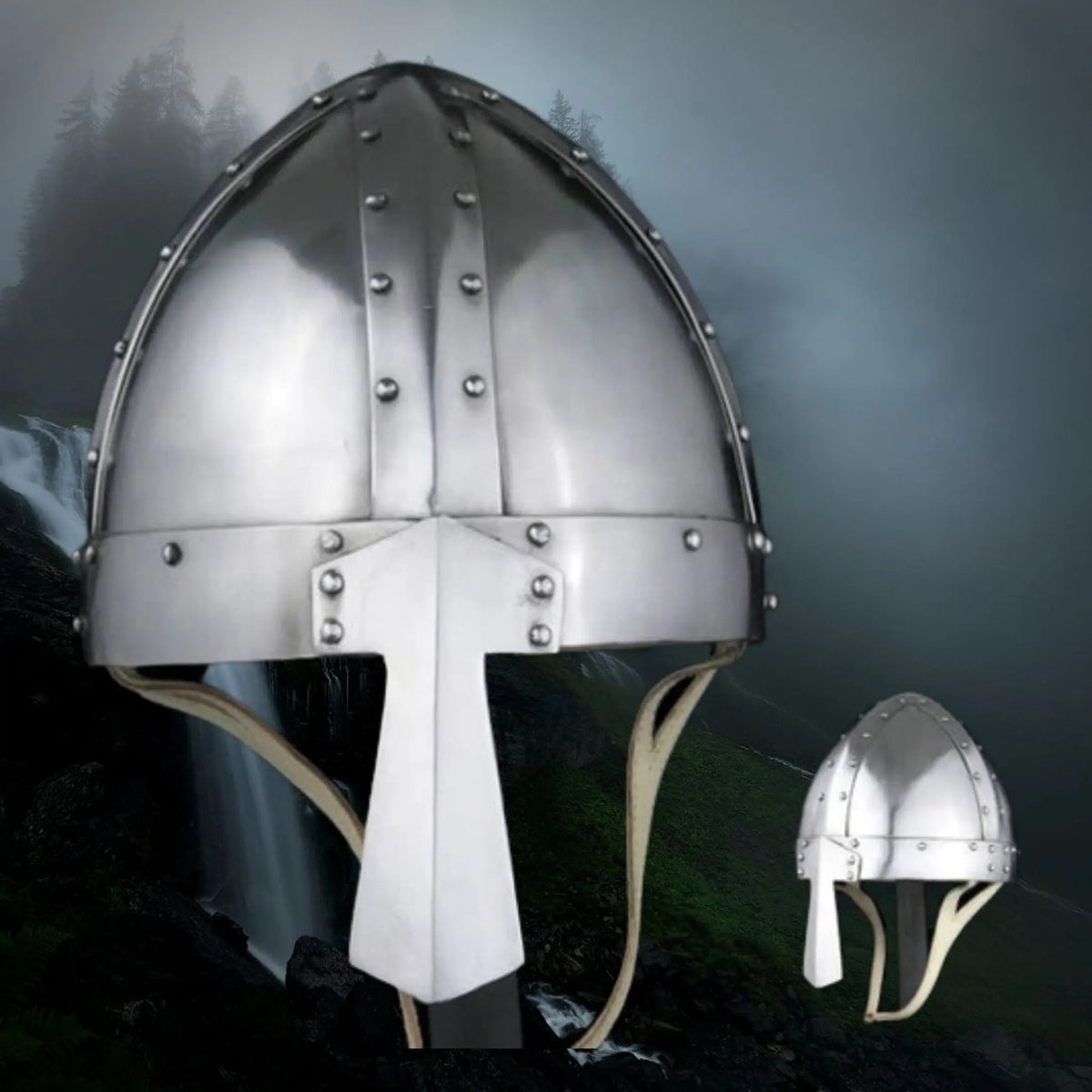Spangenhelm with Wide Nasal - Viking Helmets