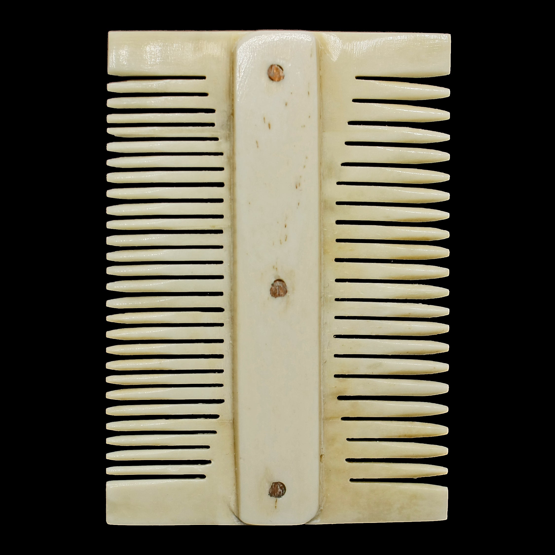 Double Sided Bone Viking Comb