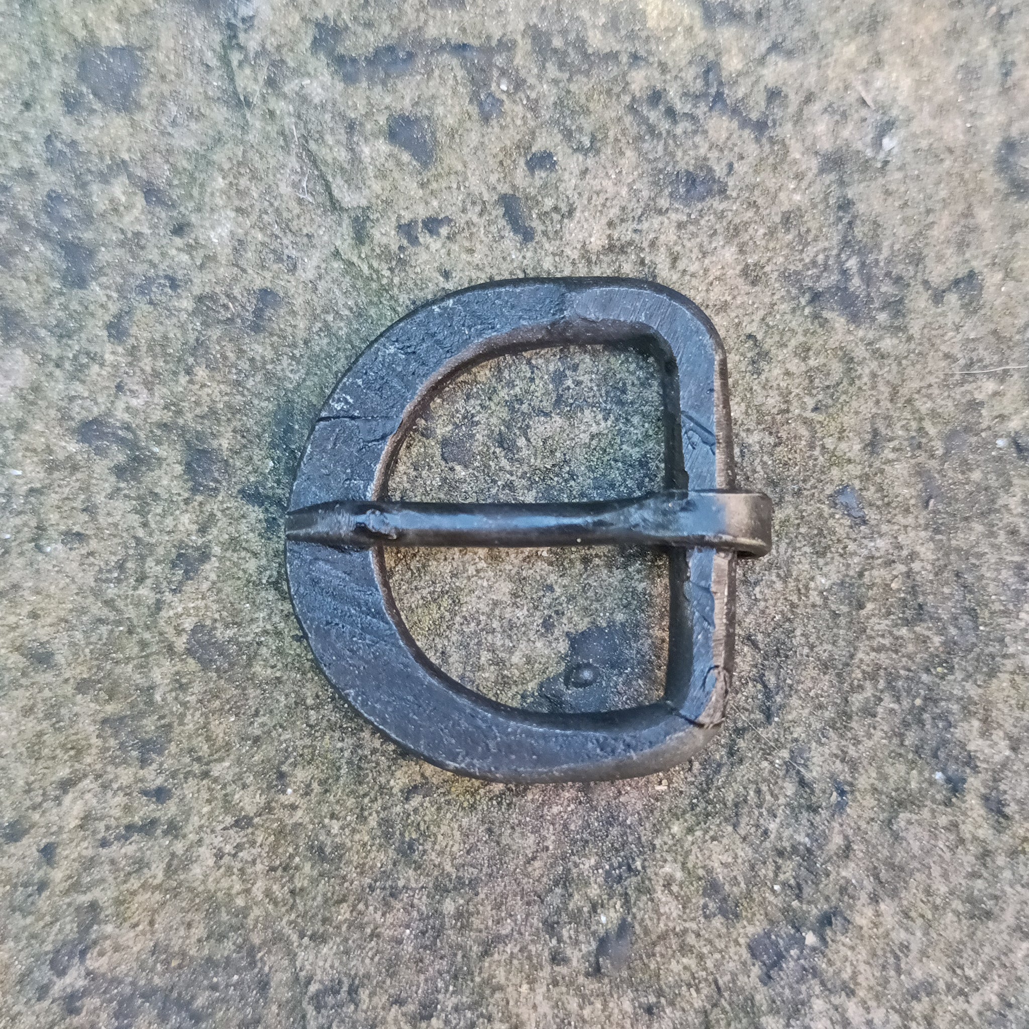 Hand-Forged Iron Viking / Medieval Buckle - 20mm (0.75 inch)