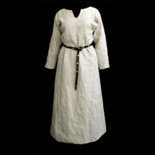 Natural Linen Viking Womens Dress - Womens Viking Clothing