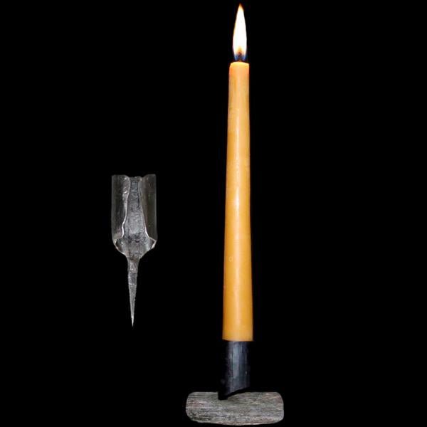 Iron Candle Holder - Viking & Medieval Lighting