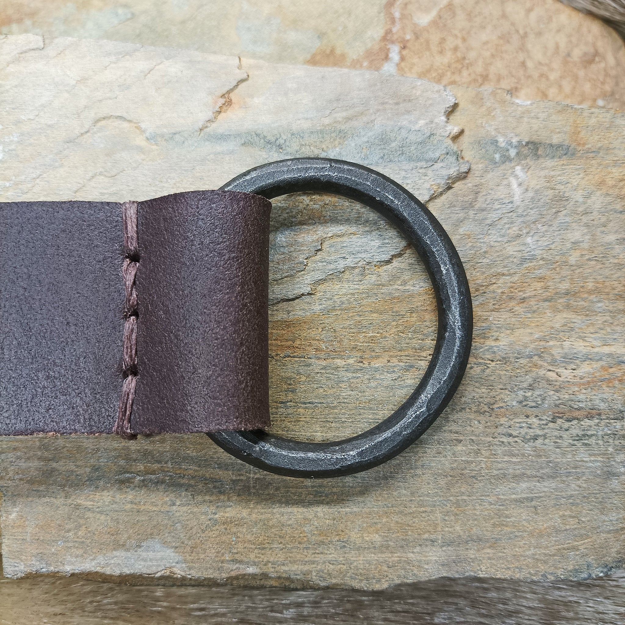 Hand-Forged Large Iron O Ring - Used as Belt Buckle