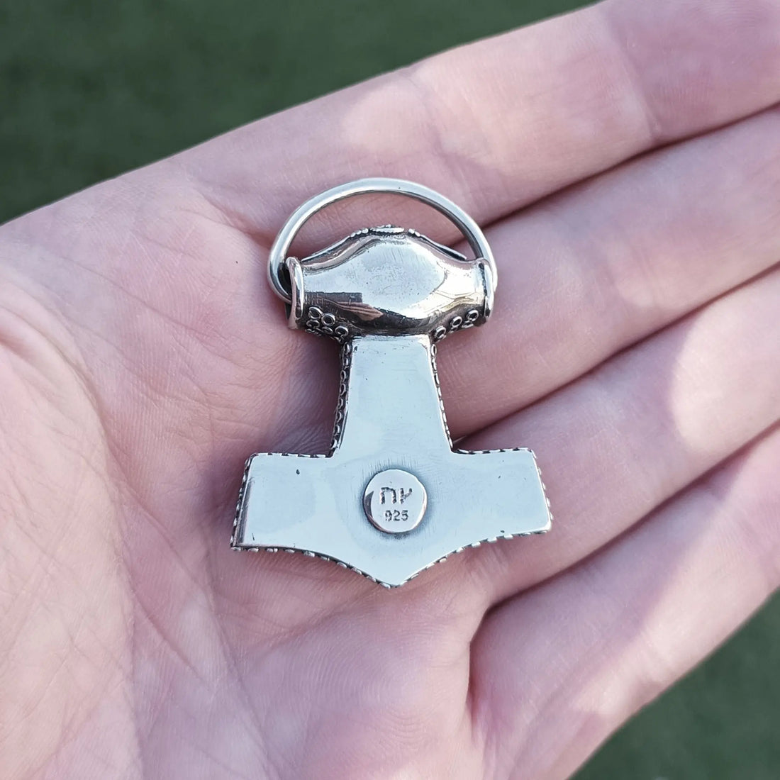 Silver Filigree Thors Hammer from Kabara - Rare Viking Jewelry