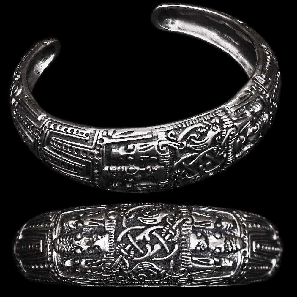 Silver Viking Arm Ring from Novgorod - Viking Bracelets