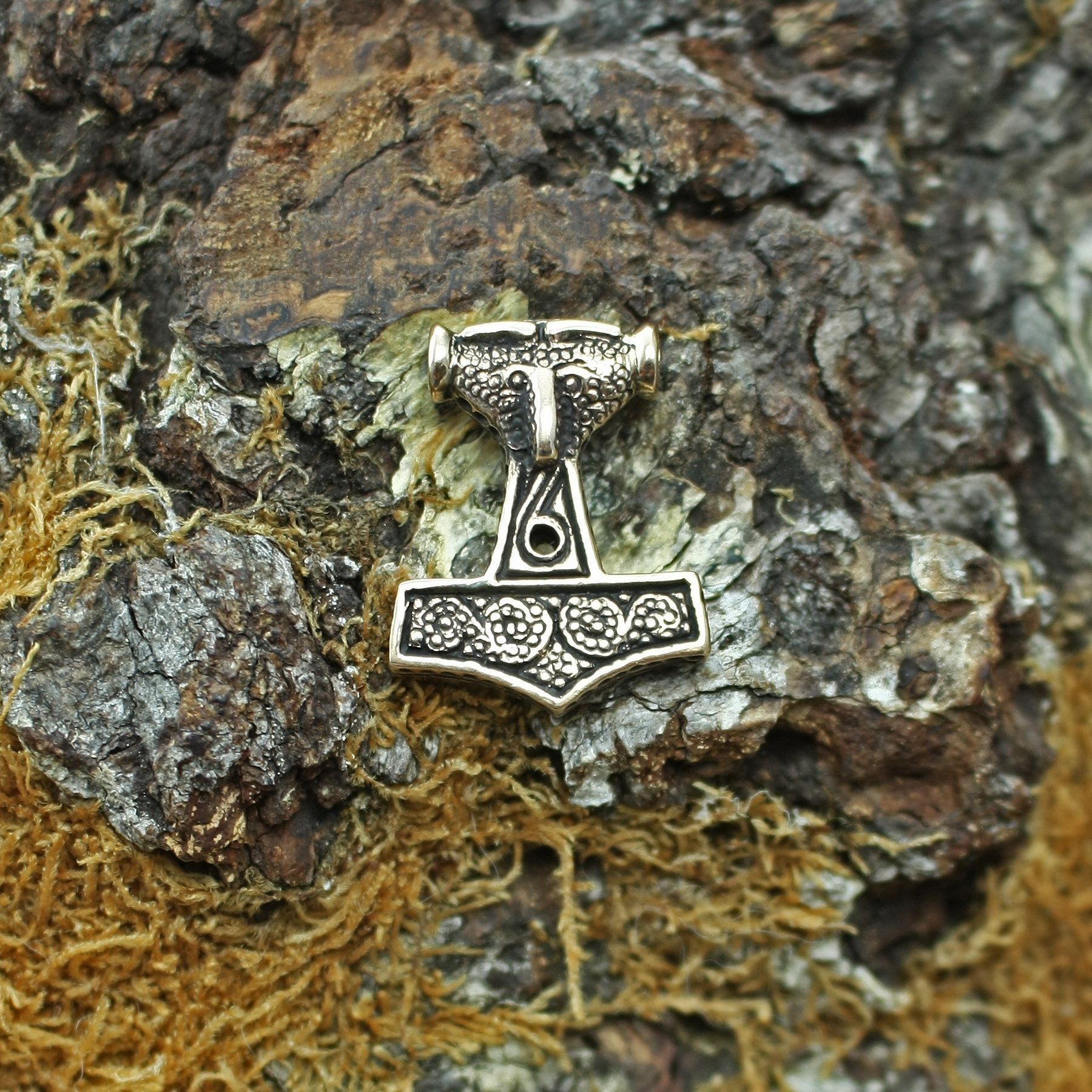 Small Bronze Skåne Thors Hammer - Thors Hammers