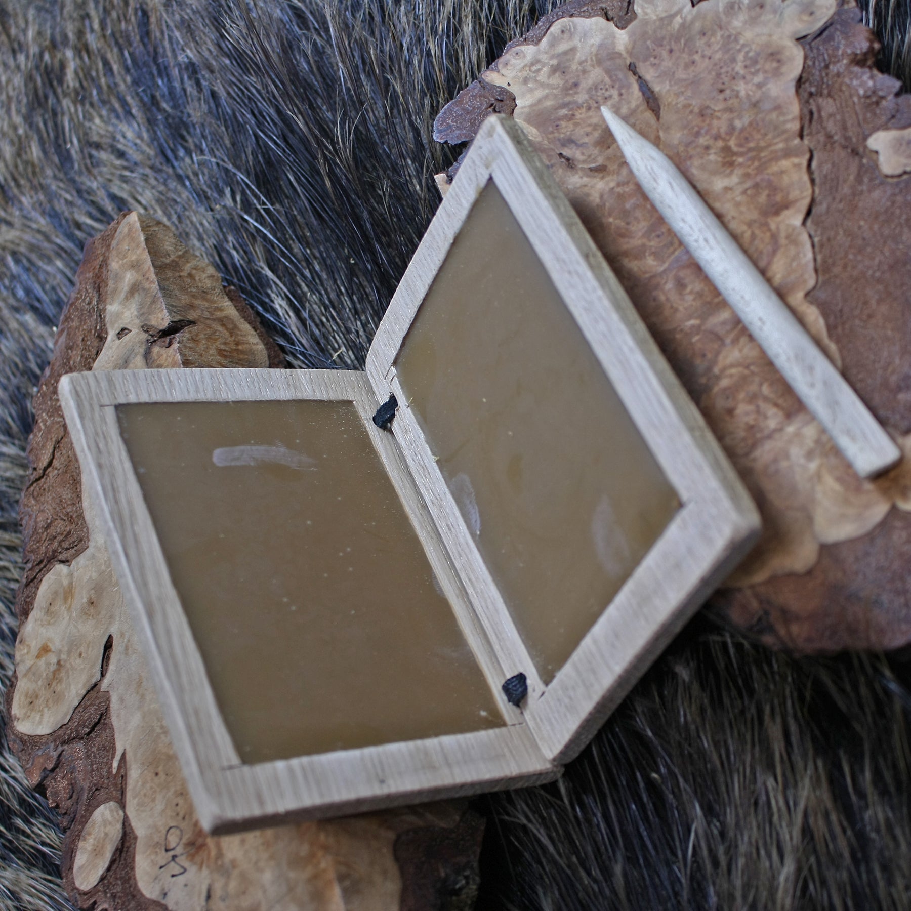 Wax writing tablet made from Birch - Viking Accessories