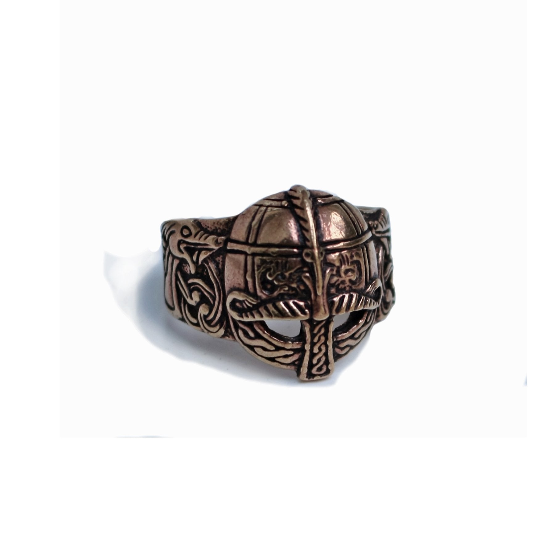 Bronze Viking Helmet Ring - Viking Rings