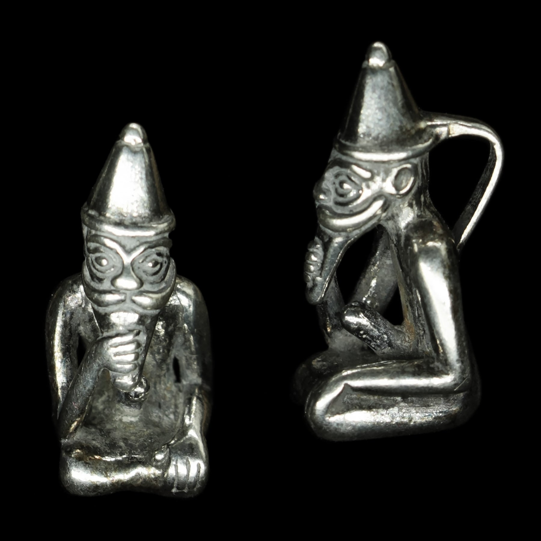 Silver Frey / Freyr Pendant Replica - Viking Jewelry